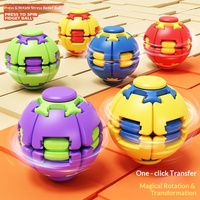 Toupie lumineuse 3D imprimée en plastique, jouet de bureau coloré pour jeunes, anti-stress, cadeau éducatif, objet de décoration