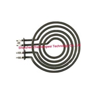 Élément chauffant rond pour friteuse à air, résistance tubulaire circulaire en G pour four de cuisson électrique, élément chauffant tubulaire circulaire en G pour friteuse profonde