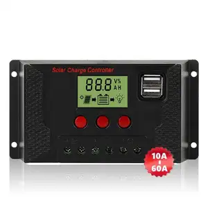 Multi Perlindungan Dual Usb Smart PWM Solar Charge Controller 12/24V 40a 50a Solar Controller 60a Solar Controller