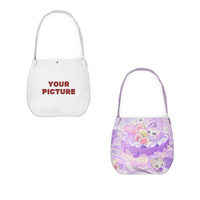 Sac Hobo en Lin Naturel OEM, Imprimé Anime Personnalisé, Sac à Bandoulière pour Femme, Sac Messager Doux et Écologique, Sac Fourre-tout à Motifs de Dessins Animés