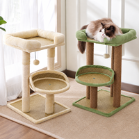 Arbre à chat 3 niveaux peu encombrant avec condo pour chat et griffoir en sisal – Vente en gros