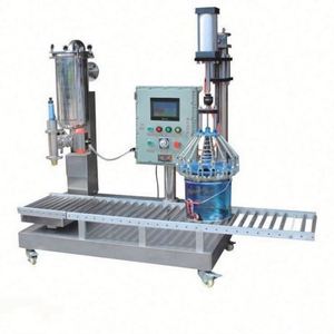 Machine de remplissage semi-automatique pour enduit pigmenté, peinture et résine, capacité 5-20 litres (<span class=keywords><strong>gallon</strong></span>) - Product Image 1