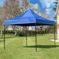 Structure en acier robuste 3x3 3x6 Renforcée Imperméable Acier au carbone Tente plissée pour foires et événements