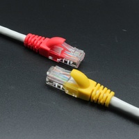 Kabel Ethernet dalam ruangan, CCA UTP tembaga CAT5E/CAT6 dengan PVC untuk jaringan LAN dan kabel komunikasi
