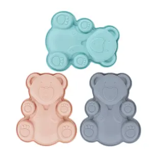 Wholesale Gummy Bear Mold Silicone Teddy Silicon Chocolate Bears Multi Purpose Small Ice Tray