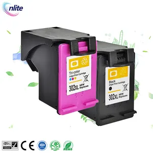 Kartrid Tinta Remanufaktur untuk Hp302xl untuk Hp Deskjet 1110 3630 5520 Printer dengan Warna Hitam Premium 302 Xl 302xl