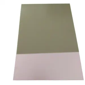 Lámina laminada de cobre fr4 de fábrica, placa pcb en blanco