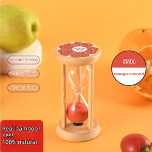 Minuteur à sable personnalisé, horloge à sable en bambou, horloge à sable en bois ou décoration pour jeux d'enfants, salle de classe, cuisine, maison, bureau - Product Image 5
