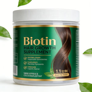 Cápsulas de Biotina Orgánica para el Crecimiento del Cabello, Vitaminas Naturales, Mezclas Personalizadas, Servicio de Marca Privada OEM ODM, Certificación HACCP ISO GMP NSF - Product Image 2