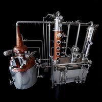 Système de distillation fractionnée multicolonne industriel pour l'affinage de l'éthanol de haute pureté et des huiles essentielles, multi-distillation