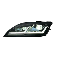 Phares LED SJC Auto Parts pour Audi TT, phares LED 08-14, mise à niveau style 24, clignotants séquentiels Plug-and-Play pour Audi TT