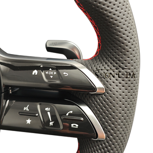 <span class=keywords><strong>Volant</strong></span> en cuir en fibre de carbone LED pour Mercedes BENZ W206 X167 Classe G W464 C257 GLA CLA35 CLS 53 G63 GLS63 <span class=keywords><strong>AMG</strong></span> - Product Image 5