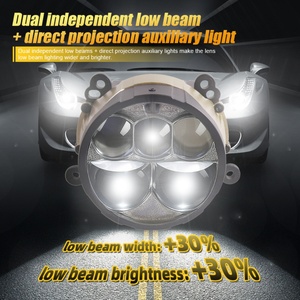 ไฟรถยนต์ Sanvi Super Bright LED แบบ Bi-LED โปรเจคเตอร์เลนส์ อุปกรณ์ตกแต่งรถยนต์ เลนส์ไฟหน้าแบบ Bi-LED - Product Image 4