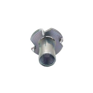Écrou à quatre griffes zingué, écrou à filetage complet, écrou en T à quatre branches pour meubles en bois et équipement audio - Product Image 4