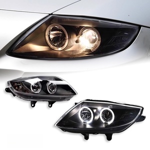 Fari a LED per BMW <span class=keywords><strong>Z4</strong></span>, Gruppo Fari per <span class=keywords><strong>E85</strong></span> con Lenti LED, Angel Eyes, DRL e Indicatori di Direzione, dal 2003 al 2008 - Product Image 1
