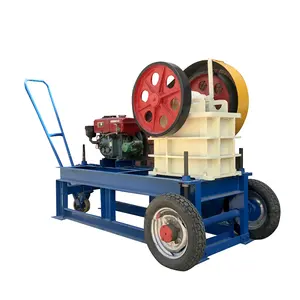 Mobile /Portable/Impact/Cone/Hammer/Roller/Stone/Rock/Limestone/Granite Jaw Crusher