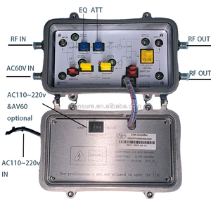 Hai chiều cao đạt được <span class=keywords><strong>CATV</strong></span> thân cây khuếch đại RF Booster với hơn 30dB modulator Sản phẩm với 1-năm bảo hành - Product Image 6