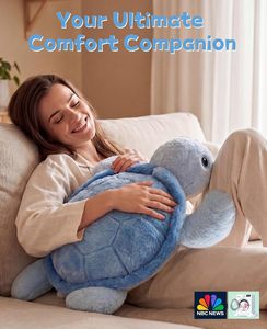 Gnomantic Tortoise - Peluche de Tortuga con Peso, Almohada de Peluche para Niños |   22 pulgadas 4.5 libras Edades de 0 a 24 meses - Product Image 5