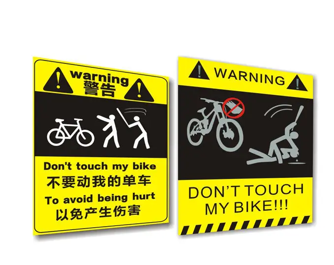 Pegatina reflectante de seguridad para bicicleta, pegatina de advertencia nocturna para exteriores, decoración