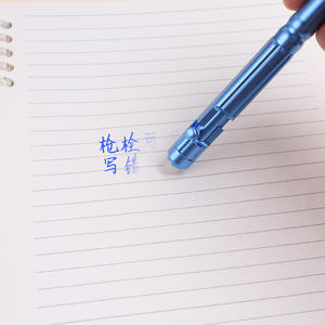 <span class=keywords><strong>Stylo</strong></span> mécanique neutre à <span class=keywords><strong>action</strong></span> par culbuteur créatif, <span class=keywords><strong>stylo</strong></span> gel à encre bleue <span class=keywords><strong>effaçable</strong></span> pour étudiants, 0,5 mm - Product Image 4