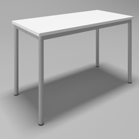 Bureau d'ordinateur Simple et moderne, combinaison de bureau, pour étudiants, avec bibliothèque et tiroirs