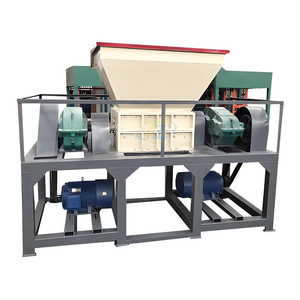 Heavy Duty 2000-5000kg/H Cross Cut <strong>Shredder</strong> Machine Paper Iron Steel Disc Wood Plastic Bottle Corn Cardboard Cotton Cloth Double - Product Image 4