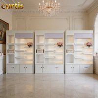 Meuble de rangement moderne en MDF durable et écologique pour vernis à ongles et cosmétiques, avec multiples espaces de rangement, idéal pour salon, école, salon, hôpital