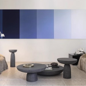 <span class=keywords><strong>Mesa</strong></span> Auxiliar Redonda <span class=keywords><strong>de</strong></span> <span class=keywords><strong>Cemento</strong></span> para Jardín, Patio, Hotel, Piscina, Exterior, Resistente a la Intemperie, Moderna, Lujosa y Duradera - Product Image 4