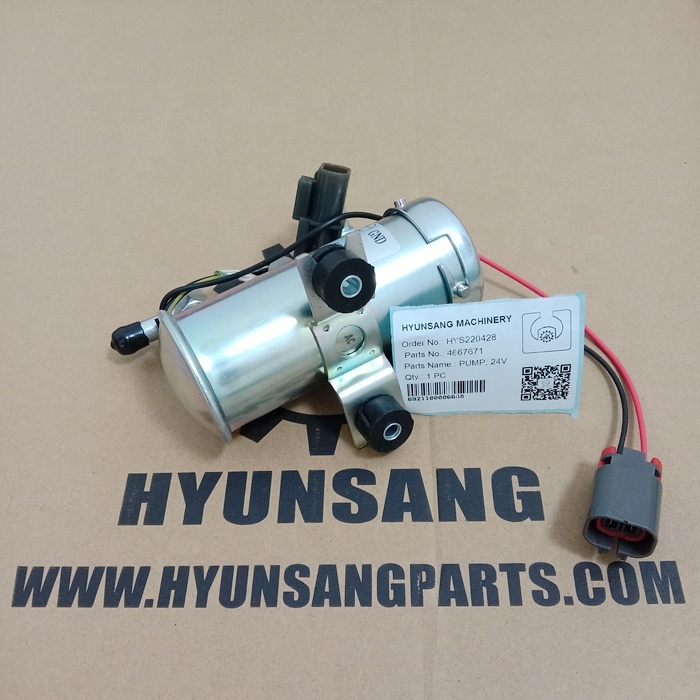 Hyunsang Excavator Parts Pump 24V - High-Quality & Reliable