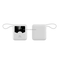 Nuevo Banco de Energía Delgado de Carga Rápida de 10000 mAh, Cargador Portátil, Batería Externa, Power Bank de 10000 mAh, Cargador de Teléfono Móvil