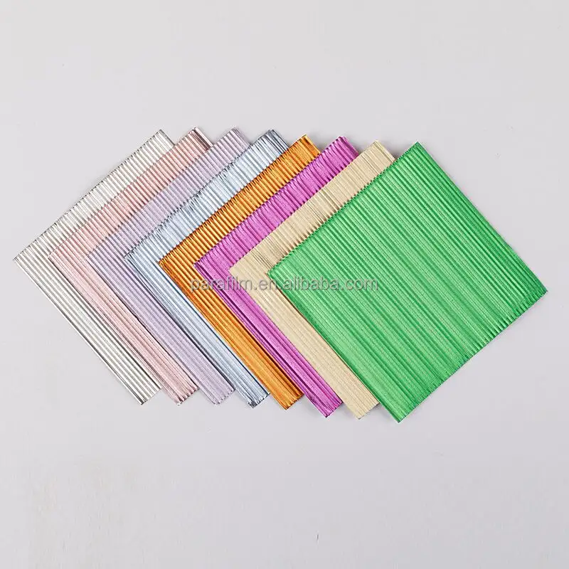 Hot Sale Customized Printing Safety Colored Aluminium Foil Backed Laminated Packaging Chocolate Aluminium Foil Paper Food Wrap