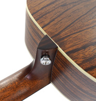 Gitar Akustik Mollo 41 Inch 6 Senar, Top Spruce, Back & Samping Mahogany, Motif Pantai, Cutaway, Finishing Natural Gloss, Untuk Pemula