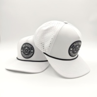 Casquette de baseball sportive unisexe réglable à 5 panneaux en polyester/coton de haute qualité avec motif léopard personnalisé et logo brodé
