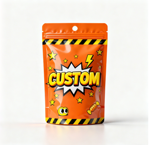 Custom Printed Smell Proof Mylar Stand Bags Holographic Ziplock <strong>Packaging</strong> 3.5g 7g Aluminum Pouch Flower Bag Resealable Food - Product Image 2