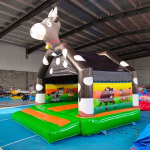 Château gonflable extérieur en PVC avec toboggan, combo gonflable commercial pour enfants - Product Image 6