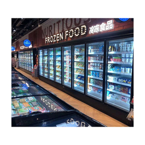 Máy Làm Lạnh Cửa Kính Thương Mại Siêu Thị Nhãn Dán Nhà Sản Xuất Tủ Đông Máy Làm Mát Trưng Bày Chai Nước Giải Khát - Product Image 3