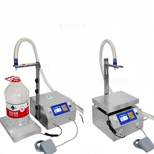 Tự động bán tự động có ga làm đầy chất lỏng Máy Bơm kiểm soát kỹ thuật số trọng lượng 1 năm bảo hành chai Nước Kem - Product Image 3