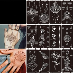Henna Stencils, Temporary Henna <strong>Tattoo</strong> Stencils, Henna <strong>Tattoo</strong> Set for Women Girls Teens Face Paint Body Art - Product Image 3