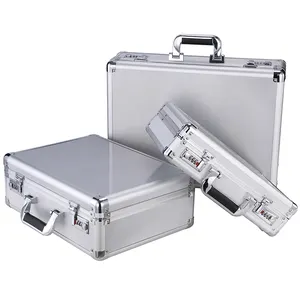 Portable Aluminum Alloy Case Precision Instrument Box Multi-function Anti-fall Shockproof Equipment Protection Box