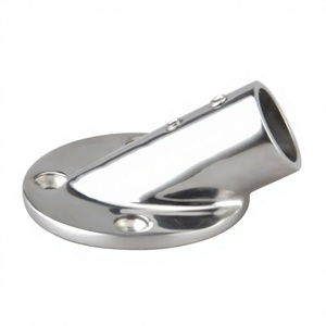 Base Redonda de Acero Inoxidable de 30 25 mm para Accesorios Marinos y de Yates, Herrajes y Barandillas, Nueva Condición para Embarcaciones - Product Image 4