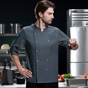 Giacca <span class=keywords><strong>da</strong></span> <span class=keywords><strong>Chef</strong></span> per Ristorante, Uniforme <span class=keywords><strong>da</strong></span> Cucina, Giacca <span class=keywords><strong>da</strong></span> Cuoco Doppiopetto per <span class=keywords><strong>Uomo</strong></span>, Uniforme per Hotel - Product Image 6