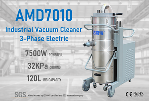 <span class=keywords><strong>Aspirateur</strong></span> industriel YYVAC AMD7010 312CFM grand modèle avec filtre HEPA triphasé pour meuleuses à béton et sols - Product Image 3