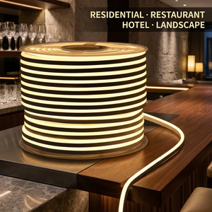 Tira de Luces LED de Neón Súper Brillante de 110V 220V, 120 LED/M, IP67, Impermeable, para Residencias, Restaurantes, Hoteles, Parques Temáticos, Jardines, Paisajes - Product Image 4