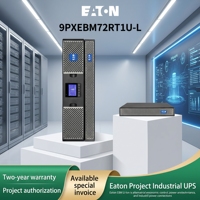 Système d'alimentation de secours Eaton 9PX1500IRT2U-L UPS avec module de batterie au lithium étendu 9PXEBM72RT1U-L pour rack/tour