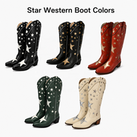 Bottes de cowgirl occidentales faites à la main CHENO avec logo personnalisé, en cuir végétalien, pour femmes, idéales pour les boutiques