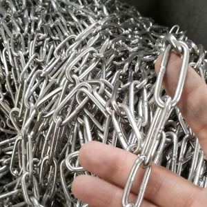 Chaîne de traînage en acier zingué MaxPlus G30/G43, maillons soudés, approvisionnement direct usine Chine, 01 01 01 Chaîne en spirale zinguée G30 3/16" X 50FT B - Product Image 2