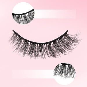 20 Paires de Cils en Vison Naturel en Plateaux, Faux Cils 3D, Fournisseur en Gros de Produits de Beauté - Product Image 3