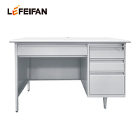 Table d'ordinateur modulaire en acier laminé à froid pour usage domestique/bureau, design moderne, mobilier commercial