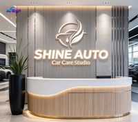 Enseigne LED 3D personnalisée en acrylique, multicolores, compatible HomeKit, télécommande, pour la maison, le bureau, les hôtels, les magasins