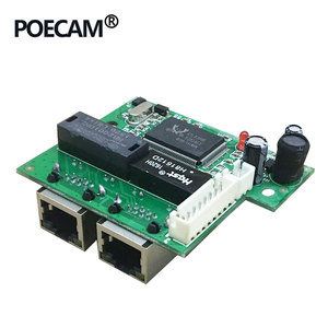 3 منفذ صغير جهاز سويتش للشبكات وحدة <span class=keywords><strong>2</strong></span> Rj45 منافذ 100Mbps و 8 دبوس رأس منفذ محول ايثرنت PCBA مجلس لقطع غيار الآلات - Product Image 2